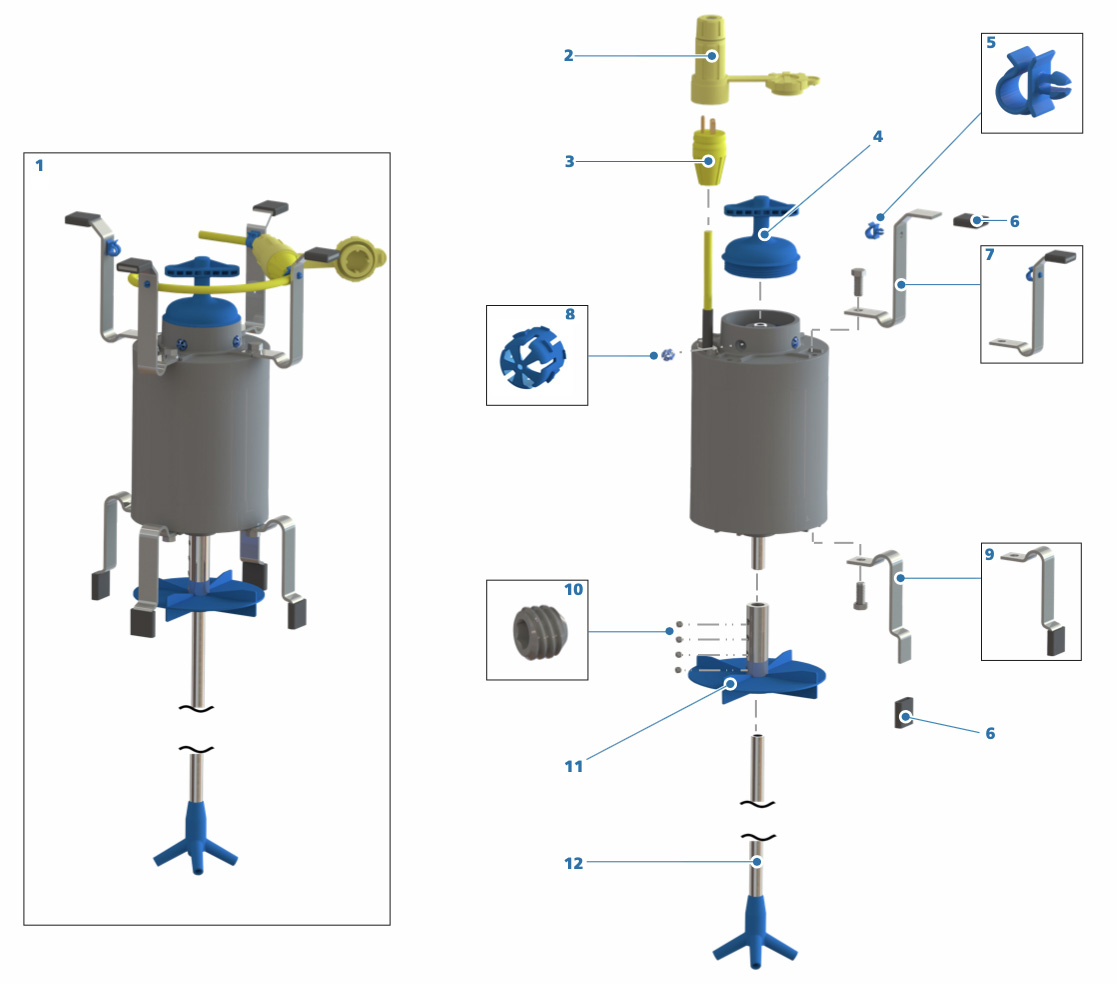 Exploded Product Diagram