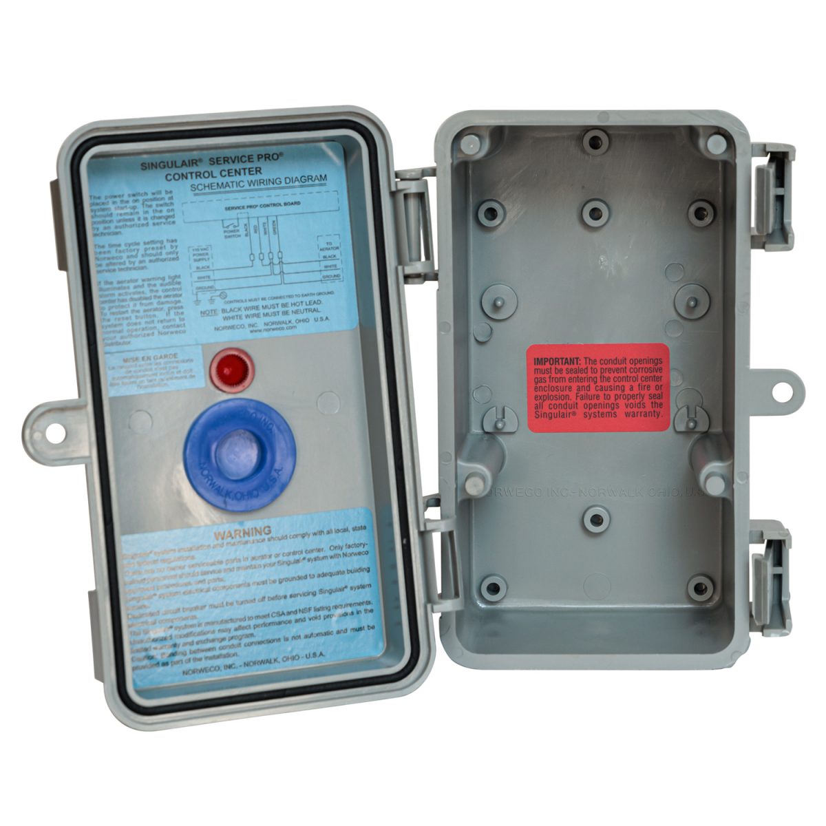 Norweco 210P Control Center Enclosure